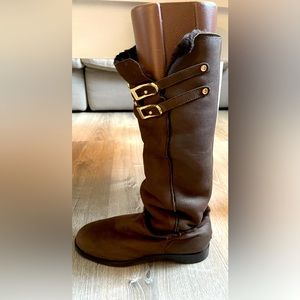 Jimmy CHOO Shearling Boots|Brown|Women’s|EU 37.5|US 7.5